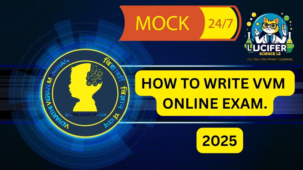 how to write VVM online exam.