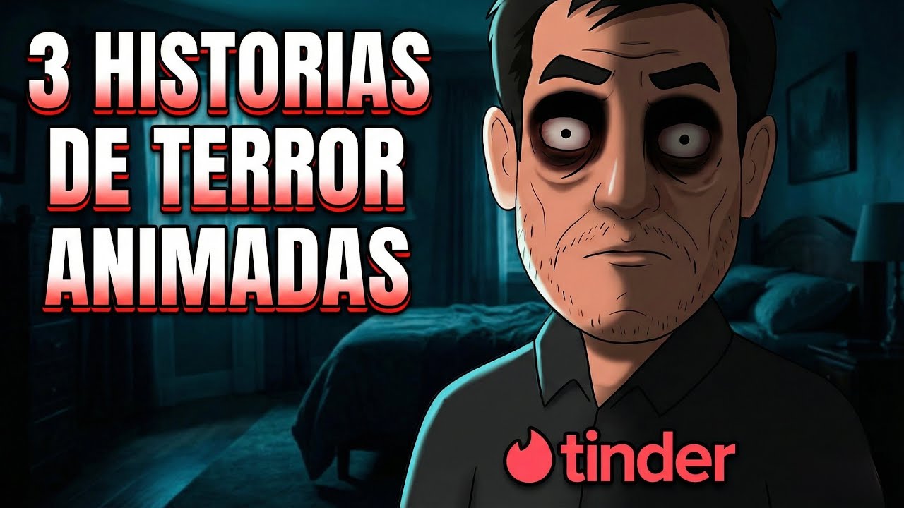 NUNCA uses Tinder de noche | 3 Historias de Terror Animadas 