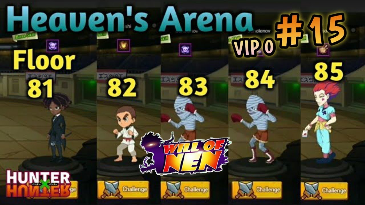 Heaven's Arena Floor 81, 82, 83, 84 & 85 Hunter x Hunter YouTube