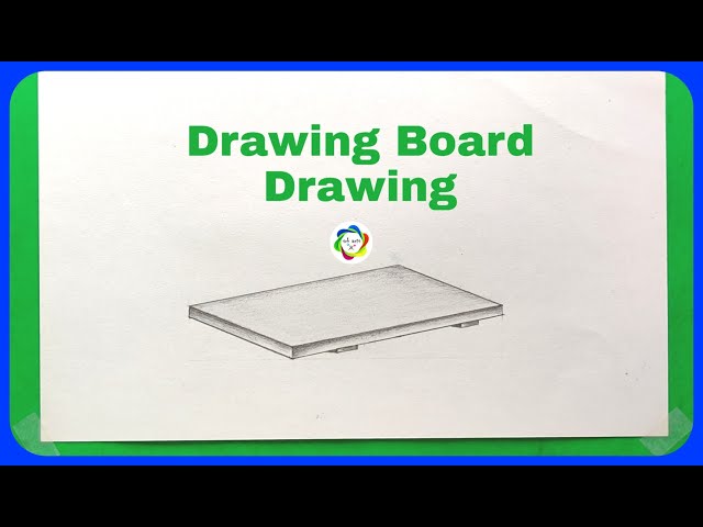 How to draw Drawing Board step by step, Drawing Board, srk drawings, srk  arts, srkarts