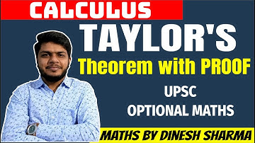 upsc mathematics optional | taylor
