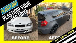 Colorbond BMW car interior transformation - Plasti Dip