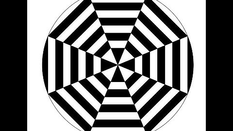 How to draw a simplegeometric design using autocad #illusiondrawings #geometricdesign