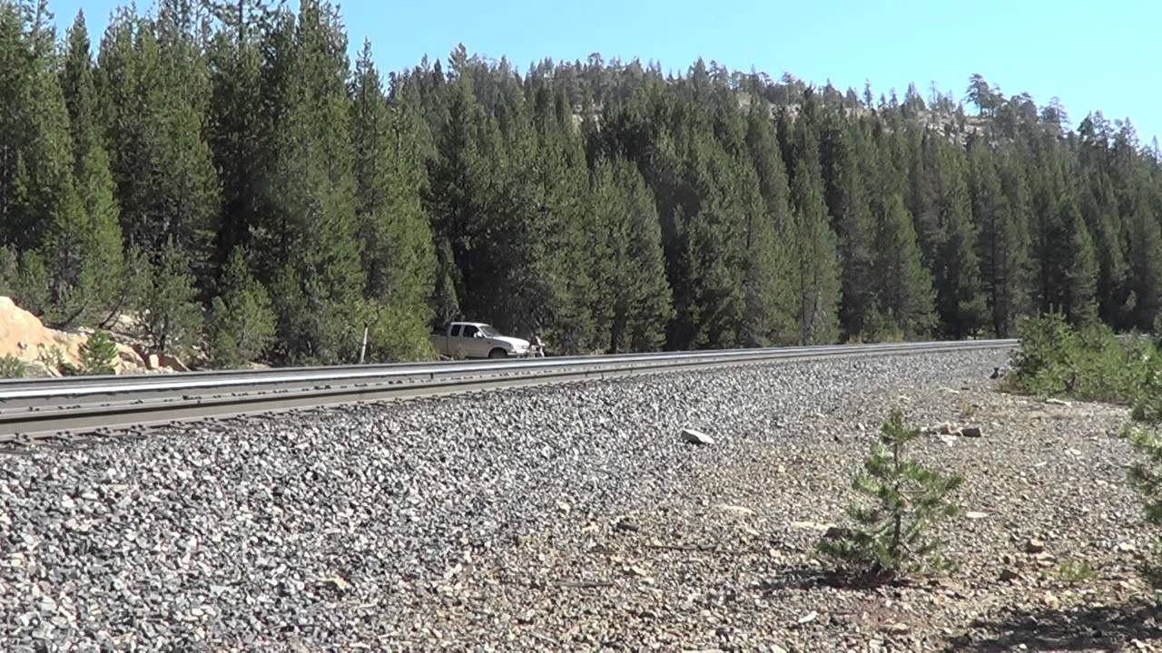 Chasing UP 844 over Donner Pass 9-27-12