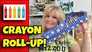 How to Sew a Crayon Holder | Cute + Fast Gift Tutorial