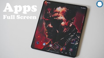 Samsung Galaxy Z Fold 5 - How to Make Apps Full Screen - Change Aspect Ratio