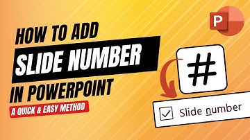 How to add slide numbers in powerpoint