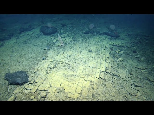 На подводной горе обнаружили дорогу в Атлантиду.. Кто построит “дорогу в Атлантиду”.. Фото.