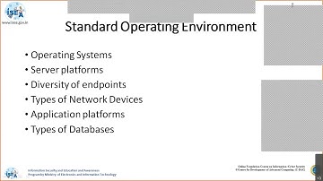Standard Operating Environment Part-2