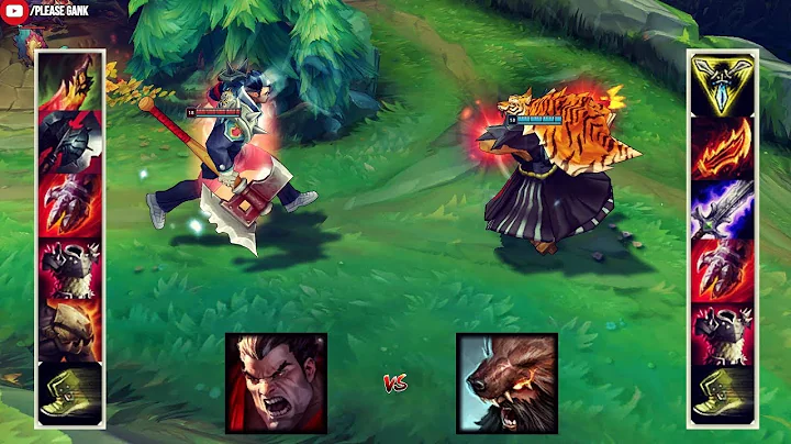 DARIUS vs UDYR FULL BUILD FIGHTS & GamePlay!