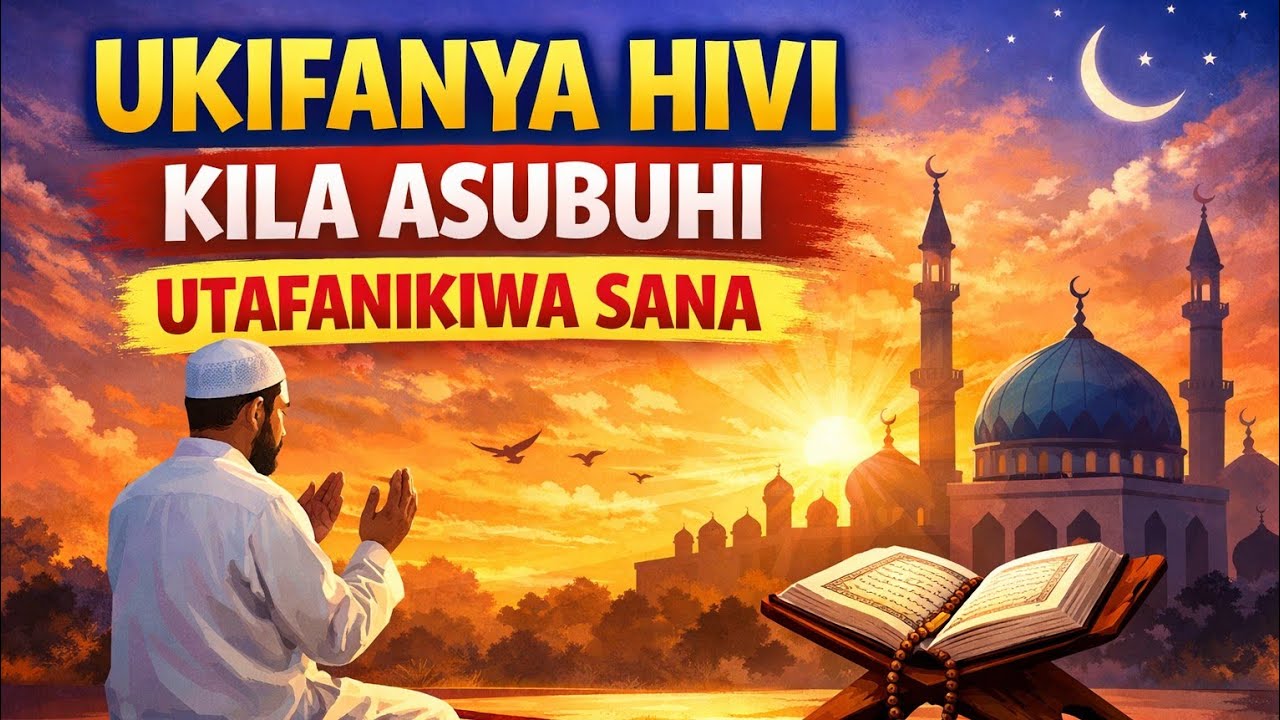 UKIFANYA HIVI KILA ASUBUHI UTAFANIKIWA SANA