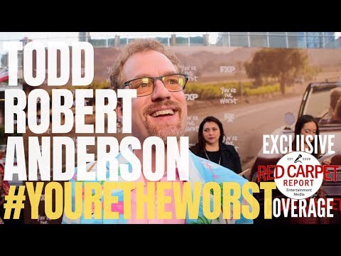 Todd Robert Anderson interview at FXX's You’re The Worst Series Finale Premiere Event #WatchTonight