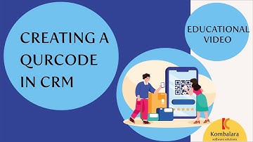 Creating qr code in crm