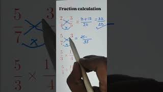 fraction trick #tricks #maths #fraction #study #students
