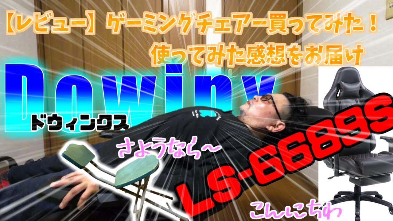 Dowinx 4Dアームレスト ゲーミングチェア LS-6689S 開封＆組み立て 