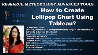 09 How to Create Lollipop Chart Using Tableau (Tableau) (data)(analysis)(lollipop)(chart)