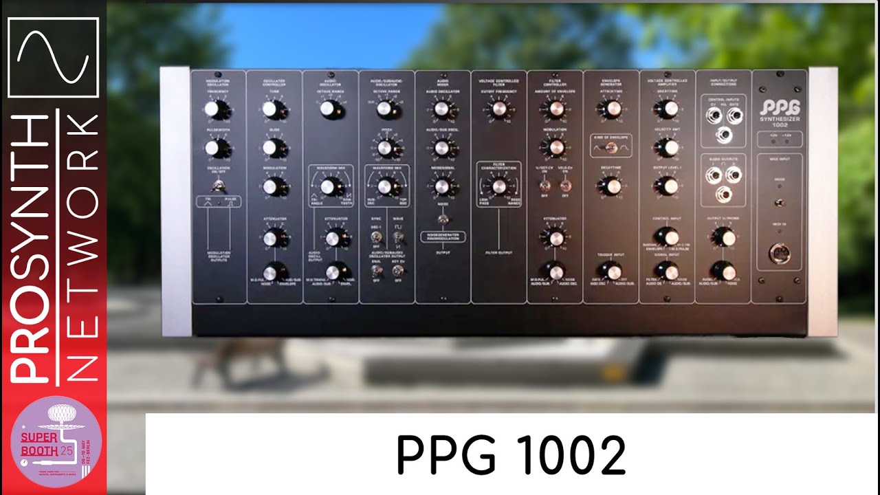 Superbooth 2025: PPG 1002 Demo - YouTube