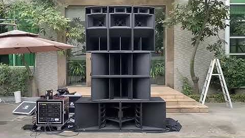 TPA Soundcheck of TX-3 3 Way Bi Amp Speaker, DB-182R dual 18