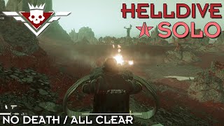 Helldivers 2 - Sabotage Air Base (Helldive Solo / No death / All Clear)