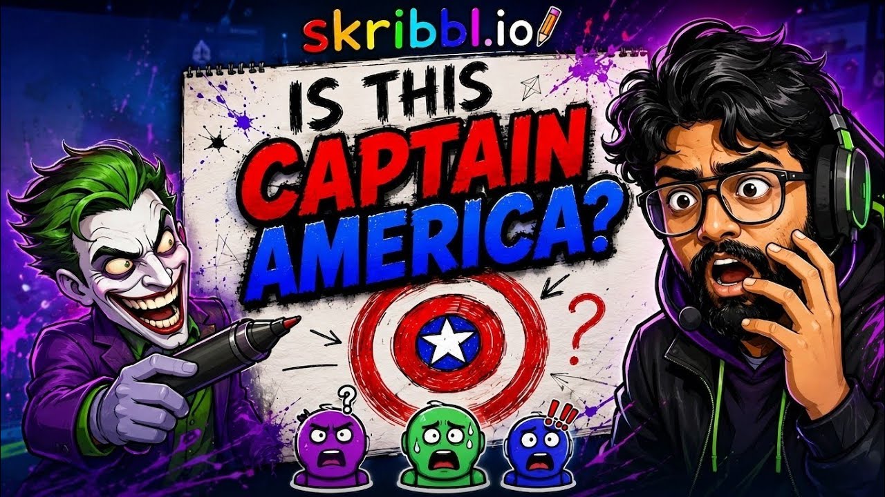 IS THIS CAPTAIN AMERICA?! 💀😂 | Skribbl.io