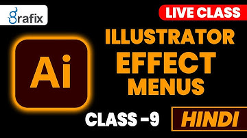 llustrator Effect menu tutorial in Hindi-Class-9 | Illustrator hindi tutorial for Beginners