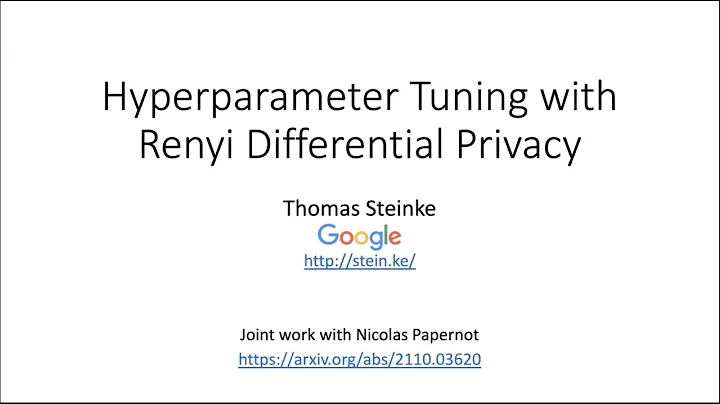 Hyperparameter Tuning with Renyi Differential Priv...
