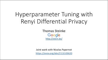 ``Hyperparameter Tuning with Renyi Differential Privacy