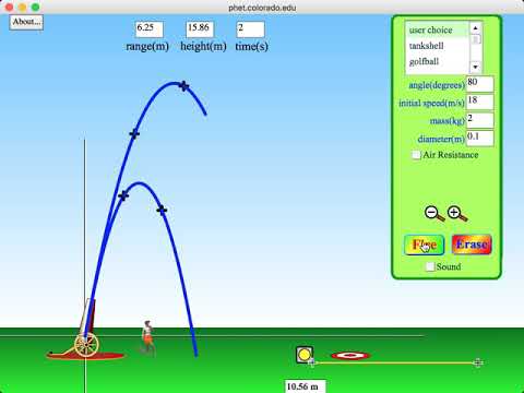 Projectile Motion Simulation