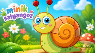 Minik Salyangoz Şarkısı🐌 Eğlenceli Çocuk Şarkıları #çocukşarkıları #bebekşarkıları #eğiticivideolar 