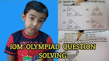 Q-14 to Q-18 Of International Olympiad Of Mathematics (IOM) Class-4 Question Paper 2020 Practice