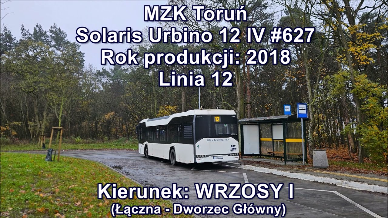 MZK Toruń - Linia 12, Solaris Urbino 12 IV #627