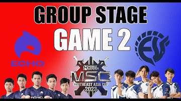 MSC 2023 | GROUP STAGE | DAY 1 | ECHO VS. EVO GAME 2