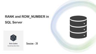 Understanding RANK and ROW_NUMBER | SQL Server