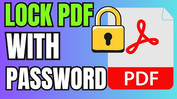 How to Password Protect PDF File | How to Set Password on PDF