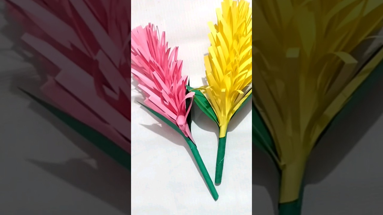 how-to-make-a-easy-paper-flower-ideas-sho-viral-flower-easy-youtube