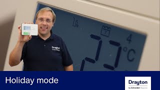 Digistat - How To Set Up Holiday Mode