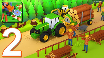 Lumber GO - Gameplay Walkthrough Part 2 - Chop Wood Build Empire (iOS, Android)