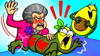 CRAZY VEGETABLES SITUATIONS || STUDENTS VS TEACHERS EPIC BATTLE! || School Pranks By Avocado Couple