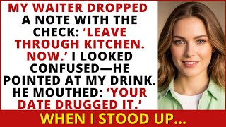 A Waiter Slipped Me A Note 'Your Date Drugged Your Drink'—When I Looked Up...