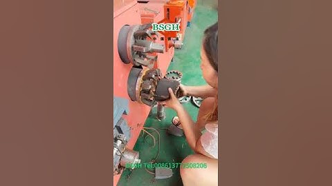 Hot Sale In Scrap Motor Recycling Station | Motor Cutting And Pulling Machine