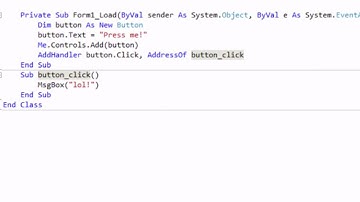 Visual Basic 2010/2008 : How to add controls to your form without the form designer