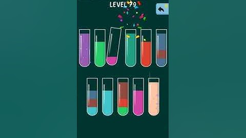 Water Color sort game level 79 #watersortcolorgame