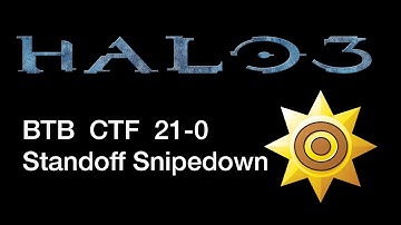 Halo 3 - BTB CTF 21-0 Snipedown