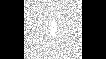Jamming transition evinced by Voronoi Tessellation