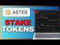 How to Stake Tokens on Aster (Full Guide) 2026! - Earn Rewards Step by Step