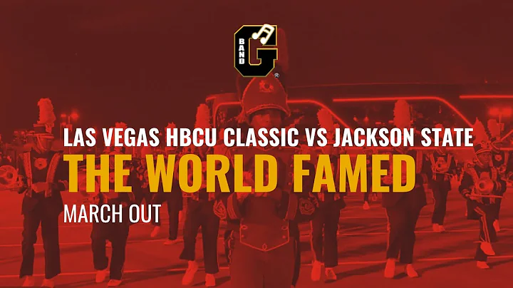 🔥🐅 World Famed March OUT | 2025 Las Vegas HBCU Classic | We Make a Statement 💛🖤❤️