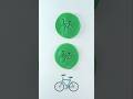 🚲 Dough clay art | Satisfying clay art #shorts