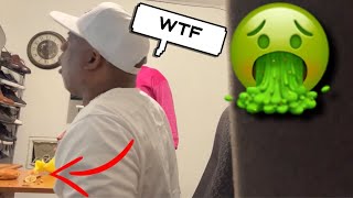 CONDOM IN FOOD PRANK ON DAD *HILARIOUS*