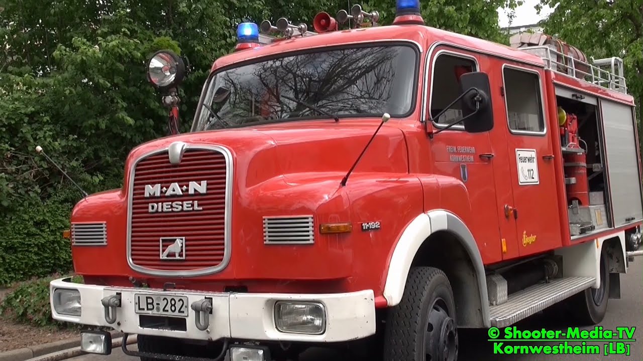 FEUER IM WOHNHEIM || [Personenrettung über Drehleiter] || VOLLALARM FEUERWEHR KORNWESTHEIM - [Ü]