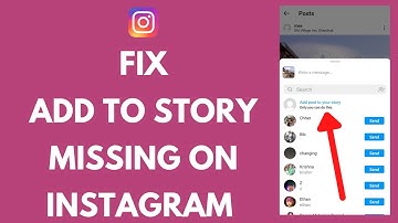 Fix Instagram Add Post To Your Story Missing /Not Working